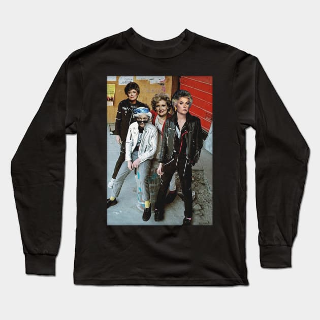 Golden Girls // The Clash Mashup Tribute Long Sleeve T-Shirt by darklordpug